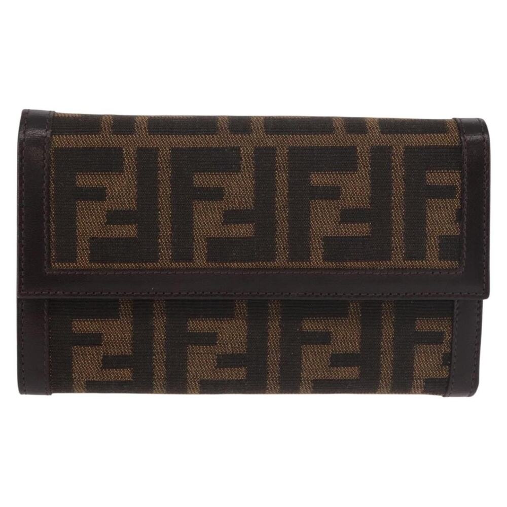 Fendi Zucca Wallet Black